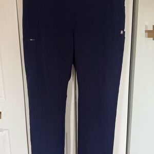 FIGS Women’s YOLA Skinny Navy Blue Scrub Pants, XL